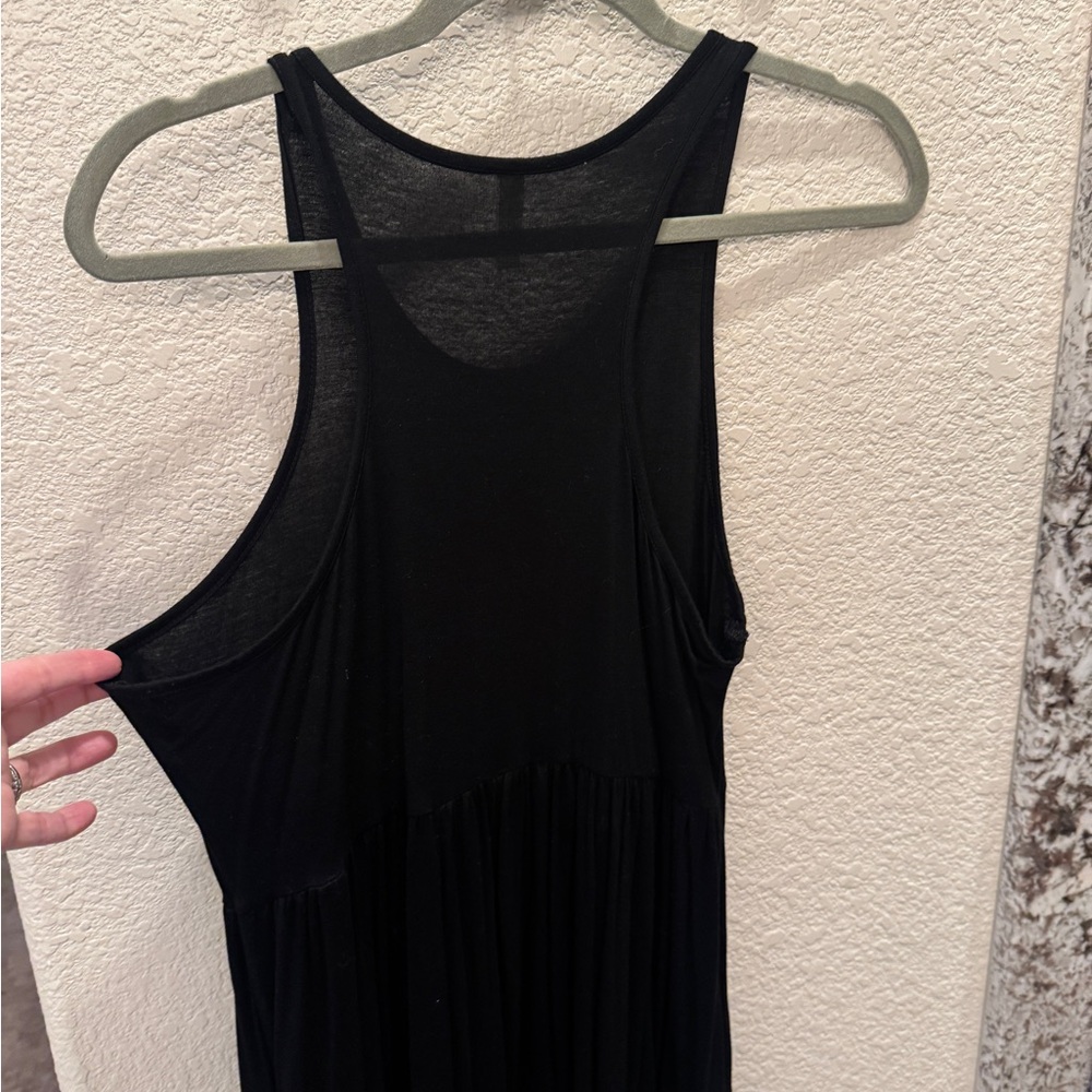 Black Racerback Maxi Dress